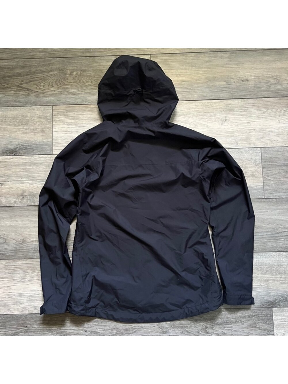 Rab Women's M Rain Coat Waterproof Hooded Downpour Eco Jacket Black - Picture 11 of 13